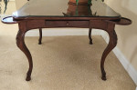 Antique Mahogany Game Table Louis XV style OBO