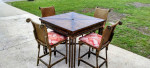 Outdoor Resin table & 4 chairs