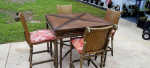 Outdoor Resin table & 4 chairs