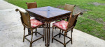 Outdoor Resin table & 4 chairs