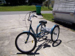 MOON COOL 24" THREE WHEEL BIKE - SINGLE SPEED
