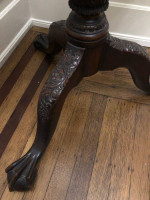 Chippendale Ball and Claw Mahogany Tilt Top Table