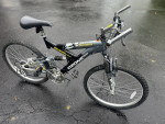 Dual suspension mountain bike - for big kids small adult
