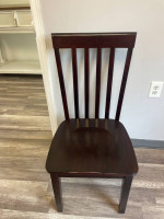 4 chairs and dining table - brand new -marked down under cost