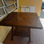 wood dining table / also use for great work bench