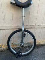 20 Inch Wheel Chrome Unicycle with Alloy Rim
