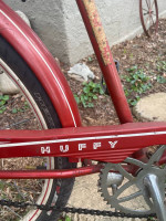 Antique Red Huffy  Rides Nice !!!