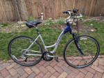 Trek 7300 step through hybrid bicycle – tuned up