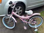 Avigo makin wavz bicycle girls pink 20" making waves