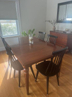 Ethan Allen solid maple dining table