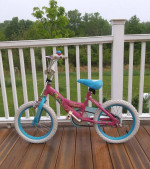 Huffy 16" Glitter and Glow Disney Princess Girls Bike