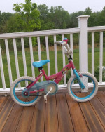Huffy 16" Glitter and Glow Disney Princess Girls Bike