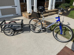 Men’s Schwinn with trailer