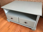 Entertainment Center or Large Coffee Table with drawers and shelves