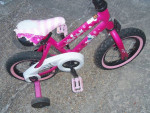 Pink 12 inch Disney Minnie Mouse Bike