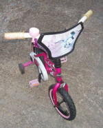 Pink 12 inch Disney Minnie Mouse Bike