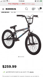 Mongoose mode 180 BMX freestyle bike $250 new I’m asking