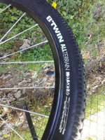 Decathlon Rockrider ST100, 21 Speed Mountain Bike, 27.5 , Unisex, Red