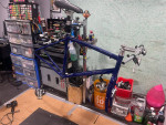 specialized sirrus mens high quality road bike blue in color
