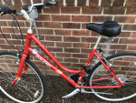 Aluminum like new Raleigh 21sp 1-step through comfort bike save $250--