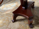 Marble top harp table