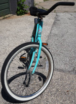 RALLYE LADIES LIGHT BLUE VINTAGE BEACH CRUISER MADE IN THE USA BICYLE!