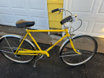 PAIR OF 1972 KOOL LEMON YELLOW SCHWINN COLLEGIATE 5-SPEEDS