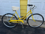 PAIR OF 1972 KOOL LEMON YELLOW SCHWINN COLLEGIATE 5-SPEEDS