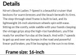 26" NIRVE 7 SPEED BEACH CRUISER
