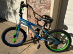 Genesis 18" Glitch Boy's Bike, Blue/Green