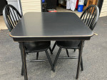 Stakmore Folding Table with 2- Windsor Chairs