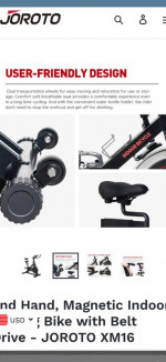 JoRoTo XM16 exercise bike