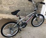 1999 Mongoose Villain 25th anniversary Chrome bmx bike.