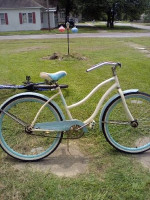 1950's all original Ladies Huffy turquoise Bicycle