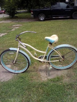 1950's all original Ladies Huffy turquoise Bicycle