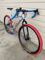Freshly built, custom gravel bike