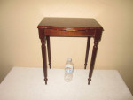 Solid Wood Table, Small Tiny Table Cherry Wood Finished 18"H 15" wide