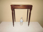 Solid Wood Table, Small Tiny Table Cherry Wood Finished 18"H 15" wide