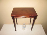 Solid Wood Table, Small Tiny Table Cherry Wood Finished 18"H 15" wide