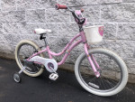 Girl's 20" Trek bike w/ basket and training wheels for ages 6 to 8