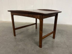 Folke Ohlsson for DUX Scandinavian Modern Tapered Walnut Side Table