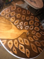 Hand Painted drop leaf Table