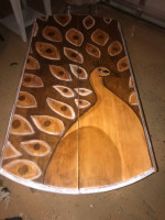 Hand Painted drop leaf Table