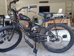 Bike with gas motor