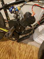 Bike with gas motor