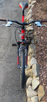 26” Mongoose Pro Zero G2 Full Suspension 24 Speed Mountain Bike MINT