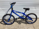 GOOD USED BLUE 20” GENESIS KROME 2.0 BMX/STUNT BIKE W/PEGS