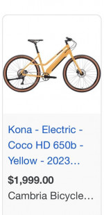 KONA Electric Bike!