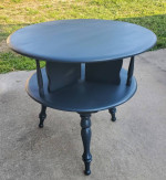Ethan Allen Baumritter Heirloom Maple REVOLVING/SPINNING End Table