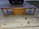 Coffee table vintage solid wood